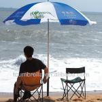 36 inch beach umbrella with sun shade fabric-Beach sunshade-TC-B0007(OEM)