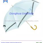 Ladies Skyblue Parasol Umbrella With Bamboo Handle