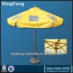 Logo printing garden umbrella parasol,china garden parasol umbrella manufacturer