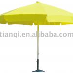 2014 hot sale high quality 300cm*8ribs round aluminum sunshade outdoor patio umbrella parasol with digging ropel