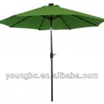 HOT-SALE beautiful 9FT bar Umbrella with LED light