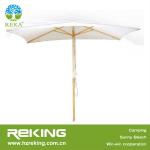 Wooden Square Sunbrella Patio Umbrellas