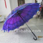 2014 fashion doubler layer straight umbrella-QXL-S0092