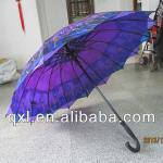 2014 fashion doubler layer straight umbrella