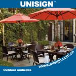 UNISIGN hot selling umbrella outdoor with beautiful graphic