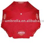 180cm promotional printed polyester umbrella-L-b078