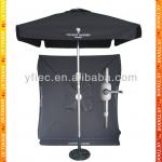 1.5*1.5m square aluminium parasol with crank-YF3115