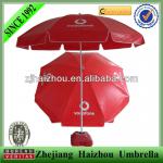 promotional beach umbrella,advertising for vodafone umbrella-HZB10