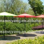 Alu.deluxe solar automatic patio umbrella