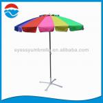 7 Ft wholesale Wind Vent rainbow outdoor Umbrella