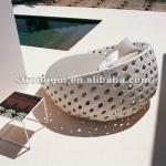 outdoor day bed egg shape sofa set sun lounger sun bed