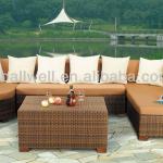 2014 NEW DESIGN FASHION ALL WEATHER PLASTIC WICKER OUTDOOR SOFA,AWRF6041,METAL FURNITURE,UV-RESISTANT,MANUFACTURER
