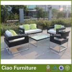 UV-resistant outdoor rattan sofa 2014-CF1011