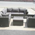 Cheap outdoor wicker furniture rattan sofa set
