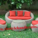 Poly rattan sofa set-VSH-PF548-551