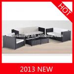 2013 new garden rattan sofa indoor rattan furniture-rattan sofa 6129