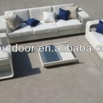 Water proof anti UV rattan sofa for outdoor indoor living