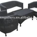 4-pcs aluminium wicker sofa set(GG00011)