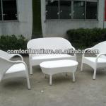 Outdoor Stacking Plastic Rattan Sofa Set