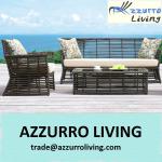 Synthetic rattan outdoor furniture AZ-606 sofa set