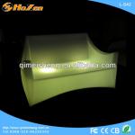 Modern plastic rechargeable waterproof LED illuminated garden sofa(L-S42)
