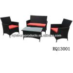 Promotional Rattan Sofa Sets Steel Frame PE Rattan-RQ13001