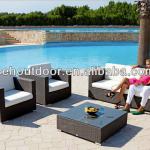 2014 hot selling outdoor rattan garden sofa-DH-1001