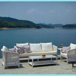 4 piece Outdoor Rattan Wicker Yard Lawn Deck Furniture Sofa Set