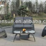 4pcs factory new cheap hot sale garden rattan sofa furniture set