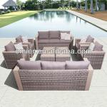 2014 new products wicker furniture sofa set with plastic wood