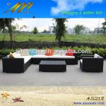 Outdoor deep seating rattan suite sofa set 4S218