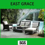 PE SGS outdoor rattan furniture of PE outdoor garden rattan sofa