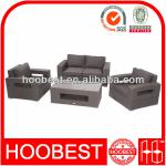 Patio Furniture, Factory Manufacturer Direct Wholesale, 4 seater sectional rattan outdoor sofa set with coffee table-Patio Furniture: HB160085