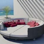 SGS-TESTED rattan/wicker cheap sofa bed