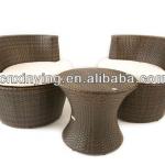 PE rattan patio egg sofa set garden sofa