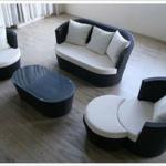 JMSF-12 outdoor rattan sofa,small rattan sofa set for sales