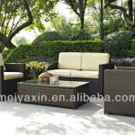 MS-A282 Outdoor rattan sofa set used wicker furniture
