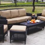 Durable Outdoor Rattan Furniture leisurely sofa sets