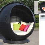 nice designs outdoor egg rattan garden sofa