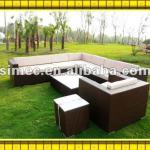 wicker rattan outdoor furniture sofa set SCSF-005-SCSF-005