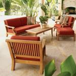 2012 new design outdoor garden furniture teak wood sofa-KS6005