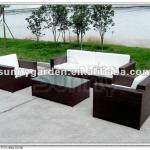 outdoor furniture high back rattan sofa set SG1017