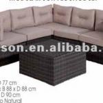 DSA-036 6seats modern corner rattan sofa sets