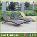 2014 poolside rattan sun lounger