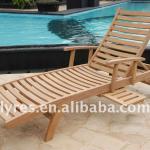 Outdoor furniture,teak sun lounger LT0026