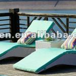 outdoor rattan sun lounger--new design