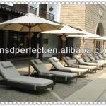 2014 luxury rattan chaise lounge