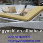 Hot sale outdoor beach rattan outdoor lounge