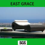 PE SGS outdoor 2013 hot beach swimming pool rattan furniture sun lounger bed