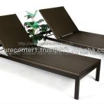 Outdoor Rattan Wicker Sun Bed and Chaise Lounge